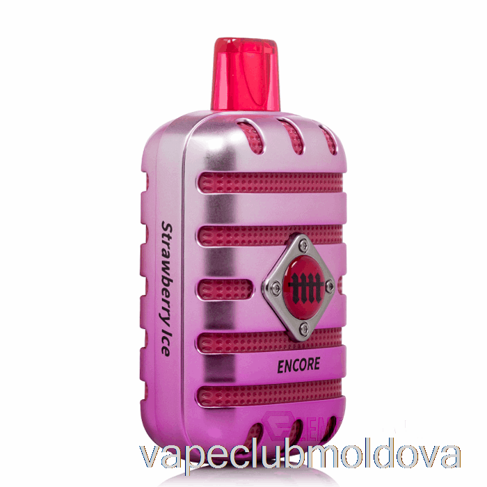 Kit De Vape Pod Care Encore 6500 De Gheață De Căpșuni De Unică Folosință